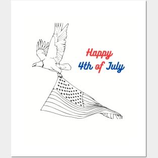 4th of July Posters and Art